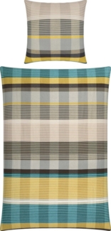 Erwin Müller Bettwäsche Bettwäsche Mix & Match "Karo", Biber, Karo