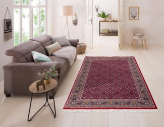 my home Orientteppich Kiara, rechteckig, Höhe: 12 mm, handgeknüpft, reine Wolle, mit Fransen, Wohnzimmer