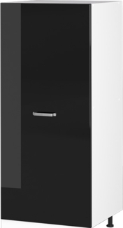 Vicco Vorratsschrank Schwarz Hochglanz 60 cm, R-Line
