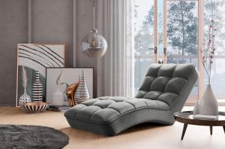 Wohnideebilder Loren Dunkelgrau Chaiselongue CH-LOR-06NU