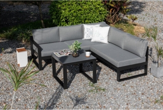 MANDALIKA Garden Loungeset Aluminium Lounge Set Lugano