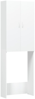 vidaXL Waschmaschinenschrank Weiß 64x25,5x190 cm 808413