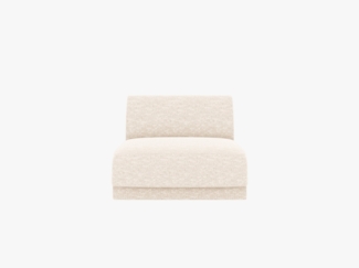 Micadoni Modul Armlos Miley Chenille Helles Beige