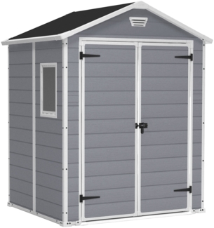 Dmora Gartenhaus Cranbrook, Gartenhütte, Gartenhaus, Werkzeugschuppen, 185x152 h226 cm, Grau