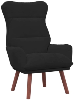 vidaXL Entspannungsstuhl Schwarz 69 x 74 x 93 cm Samt 42001840