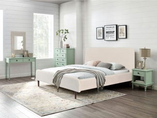 Home affaire Polsterbett Sambre inkl. Lattenrost, erhältlich in 140 & 180cm Breite, bezogen mit Cordstoff