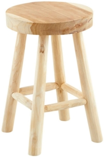 IDIMEX Hocker BOMBAY, Hocker Blumenhocker Dekohocker Holz rustikal Teak – natur