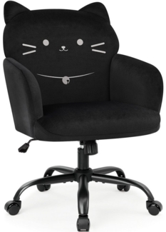 IWMH Drehstuhl Schreibtischstuhl mit Armlehnen, Höhenverstellbar Bürostuh mit Rollen, Schminkstuhl, Homeoffice Stuhl