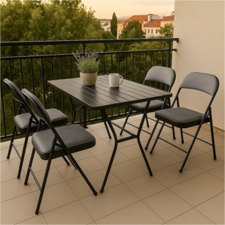 HTI-Living Klappstuhl 4er Set Klappstühle mit Polsterung (Set, 4 St), Gästestuhl Familienfeiern Firmenveranstaltungen