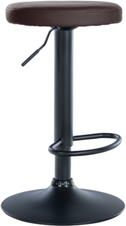 CLP Barhocker Ponte Kunstleder-Bezug,braun schwarz