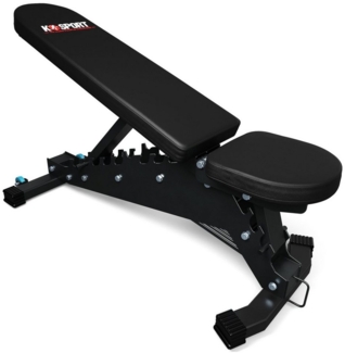 K-SPORT Hantelbank PROFI Hantelbank, vielfach verstellbare Multifunktionsbank, (extrem belastbare Schrägbank, Premium Trainingsbank bis 350kg belastbar), Made in EU