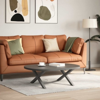 vidaXL Couchtischbeine X-Form 2 Stk. Anthrazit 70x(30-31) cm Stahl 4012886