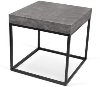 TEMAHOME Petra 55 Kaffeetisch/Kaffeetisch/Beistelltisch, 55 x 55 x 53 cm, Schwarz