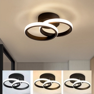 ibettertec Deckenleuchten 3-Farbige Decken-Lampe Dimmbar LED Deckenleuchte, LED fest integriert, Warmweiß Kaltweiß Neutralweiß, Wohnzimmer Flur Küchen Eingang