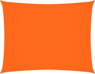 vidaXL Sonnensegel Oxford-Gewebe Rechteckig 3,5x4,5 m Orange 135709