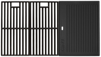 TAINO Grillplatte RED (Set, Spar-Set, 3-St), Hitzebeständig, Gusseisen