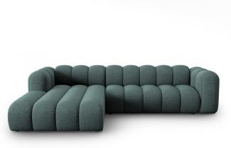 Micadoni Modulares Ecksofa Lupine 4-Sitzer Links Chenille Petrol