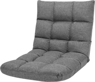 KOMFOTTEU Sessel Bodenstuhl, mit 14-Fach Verstellbarer Rückenlehne