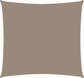 vidaXL Sonnensegel Oxford-Gewebe Quadratisch 2x2 m Taupe 135410