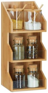 Organizer Bambus mit 3 Ebenen
