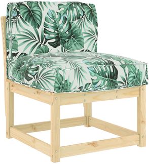 vidaXL Kissen Blatt Blattmuster 60 x 40 x 12 cm Oxford-Stoff 42001486