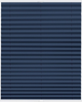 Lichtblick Sonnenschutzsysteme GmbH Verdunklungsplissee Helsingborg 30 cm x 100 cm (BxL) Blau Verdunkelnd mit Thermofunktion; einfache Installation mit Klemmträgern; verspannt
