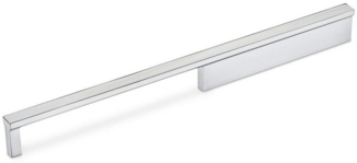 SO-TECH® Möbelgriff SW21 BA 128/288 mm Chrom poliert, Stangengriff Relinggriff Schrankgriff - incl. Schrauben