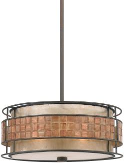 Hängeleuchte, Deckenlampe, Metall Glas, D 55,9 cm