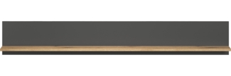 Wandboard Esteban in grau und Eiche Evoke 167 cm