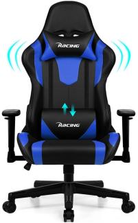 Lexzurn Gaming-Stuhl Gaming Stuhl, Bürostuhl Ergonomisch, Gaming Chair (mit verstellbaren Lendenkissen, Armlehne und Kopfstütze, Gamer Stuhl Bequeme Sitzkissen), Gaming Stuhl 150 kg belastbarkeit