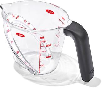 OXO Good Grips Messbecher, Kunststoff, 250 ml, abgewinkelt