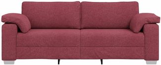 vidaXL Sofa Weinrot 219 x 80 x 82 cm Stoff 4105240