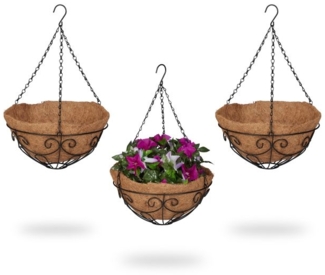 Blumenampel 3er Set Kokos 10041695