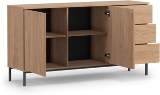 AX LIVING Kommode Schubladen „Queba QT01“ – 150 cm Breite, Hikora