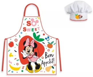 Disney Kochschürze Disney Minnie Mouse Schürze und Mütze Küchenset