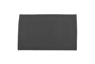 Julie Julsen Badematte 1-Badematte-Grau-70x120 cm, Baumwolle, Doppelrahmen