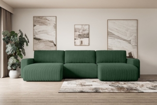 ALTDECOR Wohnlandschaft KLEEA-U, Couch mit Schlaffunktion, Wohnzimmer - Wohnlandschaft, Corner Sofa Bett Eckcouch Couch L-Form Schlafcouch Ausziehbar