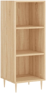 vidaXL Sideboard Sonoma-Eiche 34,5x32,5x90 cm Holzwerkstoff 828719