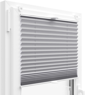 Plissee Faltrollo inkl. Klemmträger beige 70x120 cm Jalousie