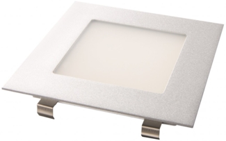 Heitronic Nr. 27635-HE LED Panel NIZZA 107x107 warmweiss silber
