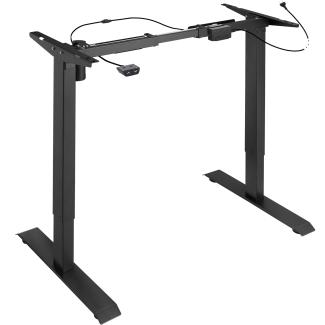 Tischgestell elektrisch höhenverstellbar 85-129x65x71-121cm - schwarz