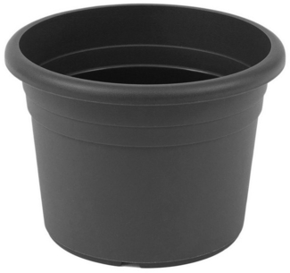 HAC24 Blumentopf Pflanztopf Pflanzgefäß Blumenkübel Pflanzcontainer Pflanzkübel (1 St), Kunstoff Rund Ø 60 cm Anthrazit