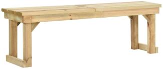 vidaXL Gartenbank 140 cm Imprägniertes Kiefernholz 44899