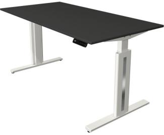 Kerkmann Move 3 fresh Schreibtisch Steh und Sitztisch (B) 160 x (T) 80 cm anthrazit