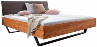Doppelbett 'Amelie' 180x200cm Wildeiche massiv