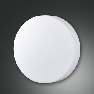 Graff Runde Klassische LED Wand- und Deckenleuchte in Weiß Fabas Luce, 30cm