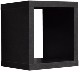 Würfelregal Elenore 40x40x41 Bücherregal Regal schwarzstahl 14841