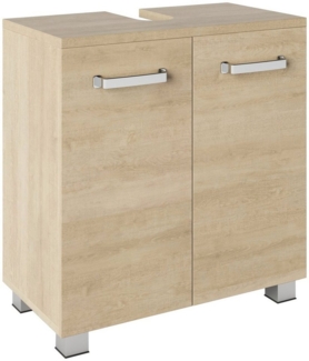 welltime Waschbeckenunterschrank Cosmo BxTxH: ca. 60x32,5x63,5 cm, 2 Fächer