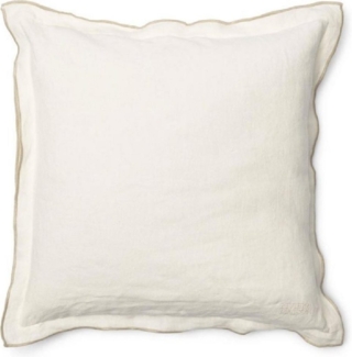 Rivièra Maison Kissenhülle Kissenhülle Portello Pillow Cover Weiß (50x50 cm)