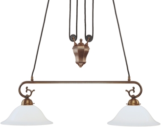 Deckenleuchte ED34-38op Berliner Messing